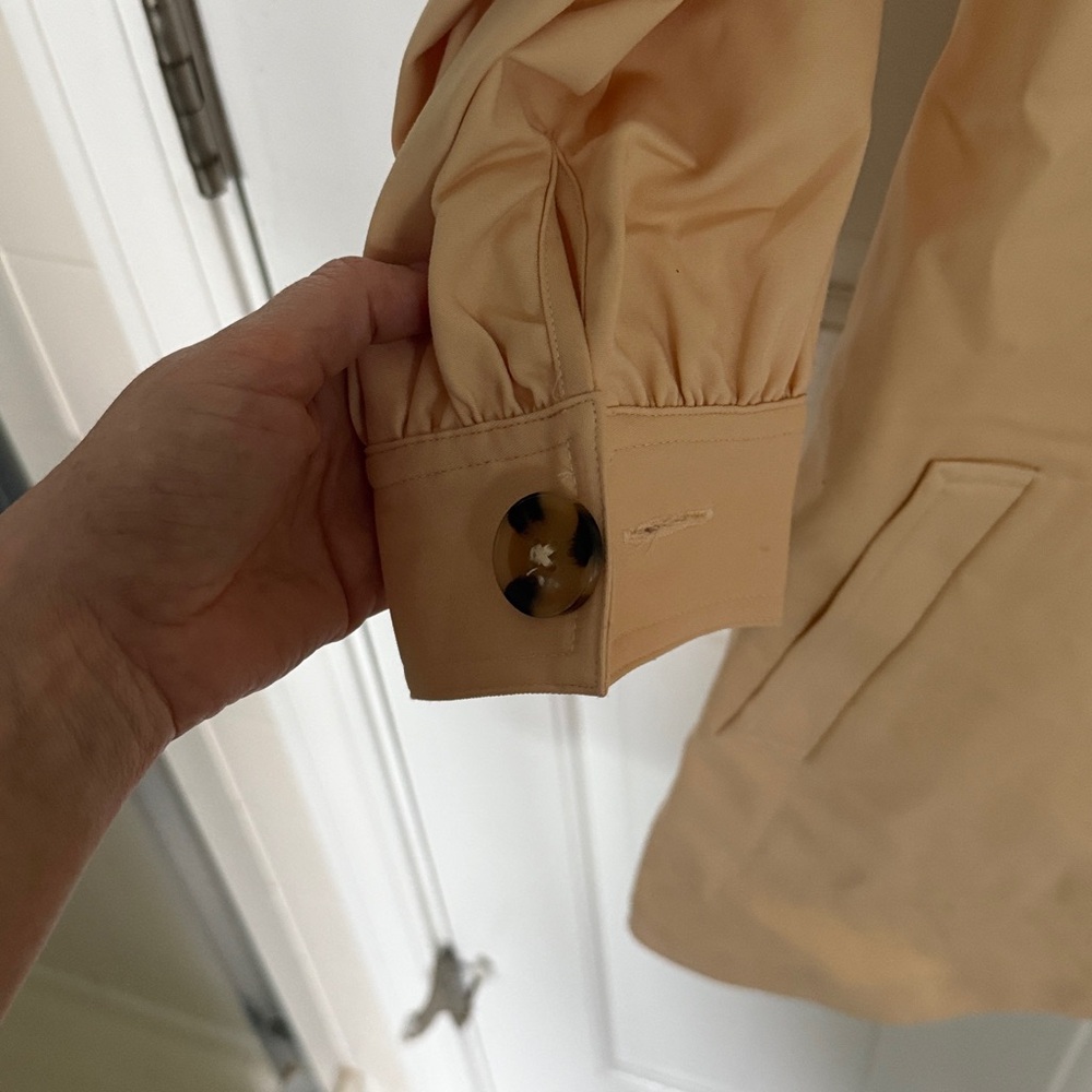 Tuckernuck Stone Blake Dress Shift Tortoiseshell Buttons Mod Mini - Picture 6 of 8